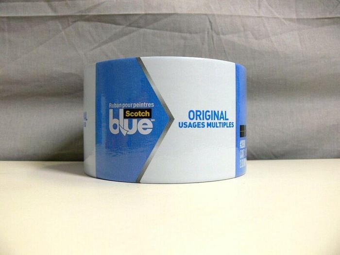 Used 3M Scotch Original Blue Painter's Multi-use Tape #2090  2.83" x 60 yards
