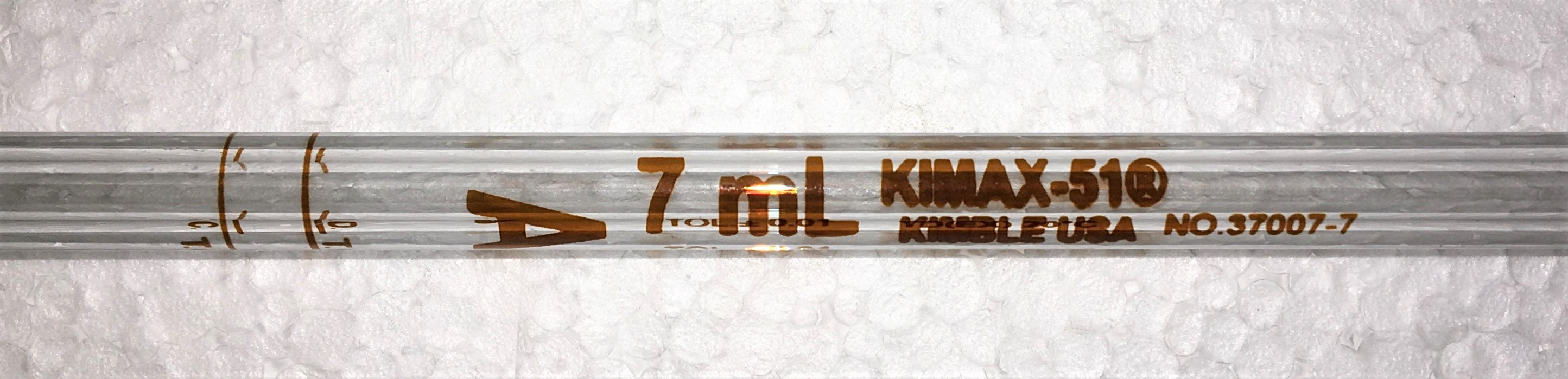 New Open Box Kimble 37007-7 KIMAX-51 Volumetric Pipet, Class A - 7mL (Pack of 6)