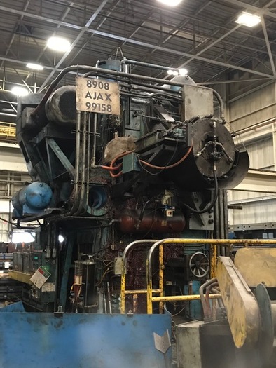 Used AJAX 1300 TON FORGING PRESS NEW 1986