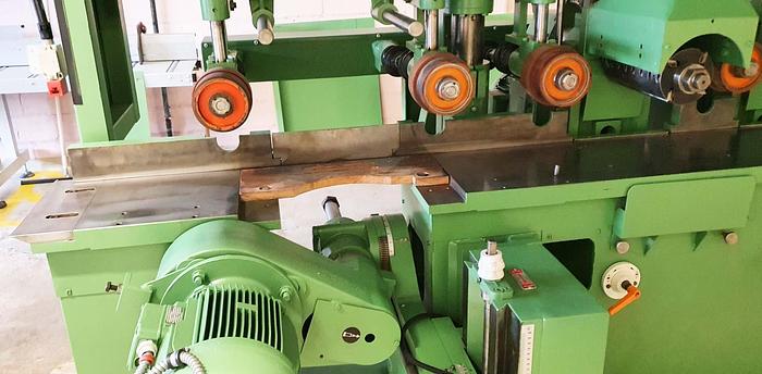 Used Gubisch 4 side moulding automat BS 230/4, 7 heads, year 1989