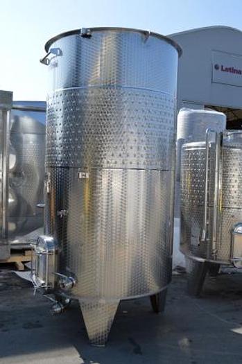 Letina 1030 gal jacketed slope bottom tank