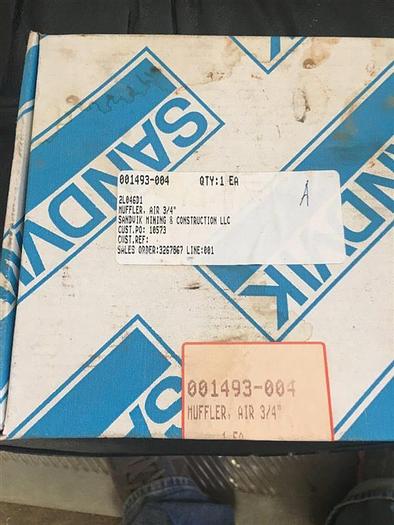 Sandvik 004193-004 AIR MUFFLER