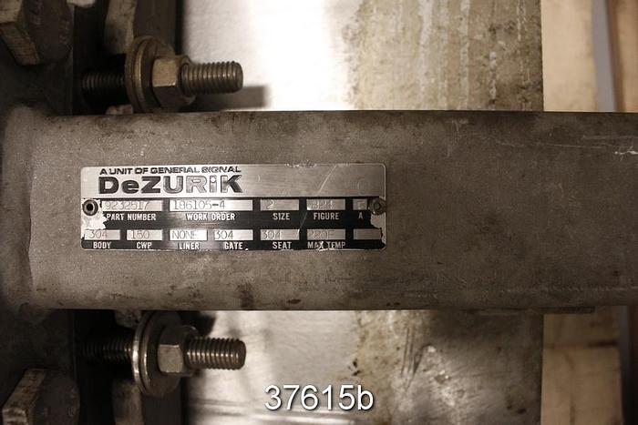 Used Dezurik 10" Hand Operated V-Port Valve #37615