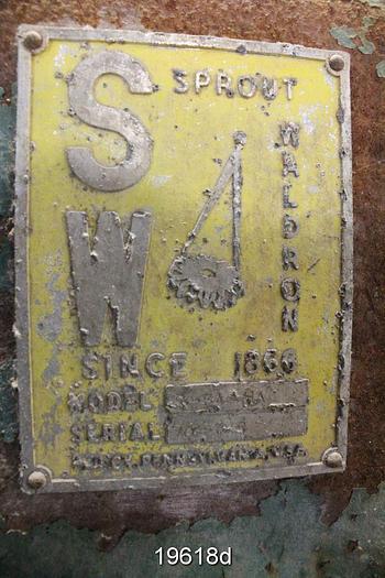 Used Sprout Waldron R34EMAII Refiner, 34" #19618