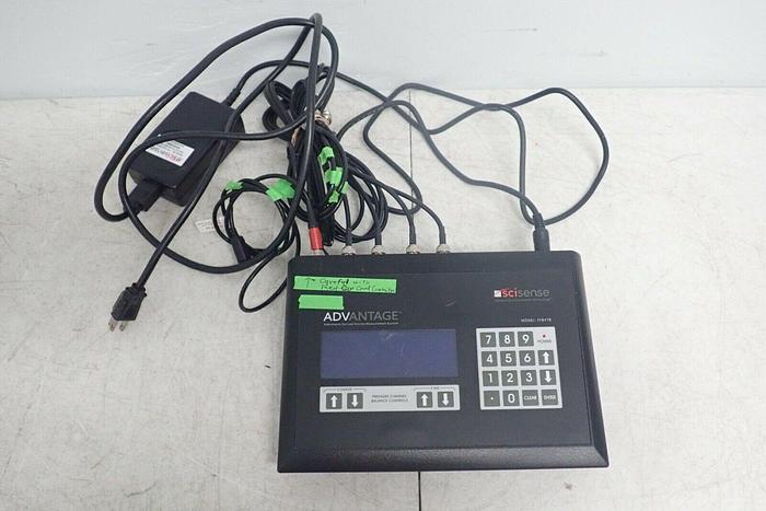 Used SciSense (Transonic) Model FY897B ADVantage Control Unit w/ Cables, Power Supply