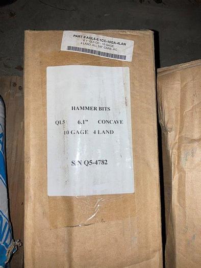 6.1" EDM QL5 Hammer Bit - AQL5-6.1CC-10GA-4LAN