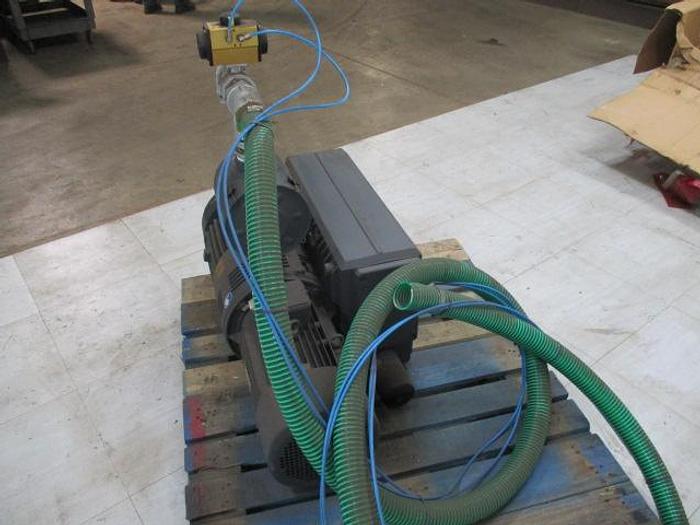 Used Busch R5 Oil-Lubricated Rotary Vane Vacuum Pump; Md# RA0250D