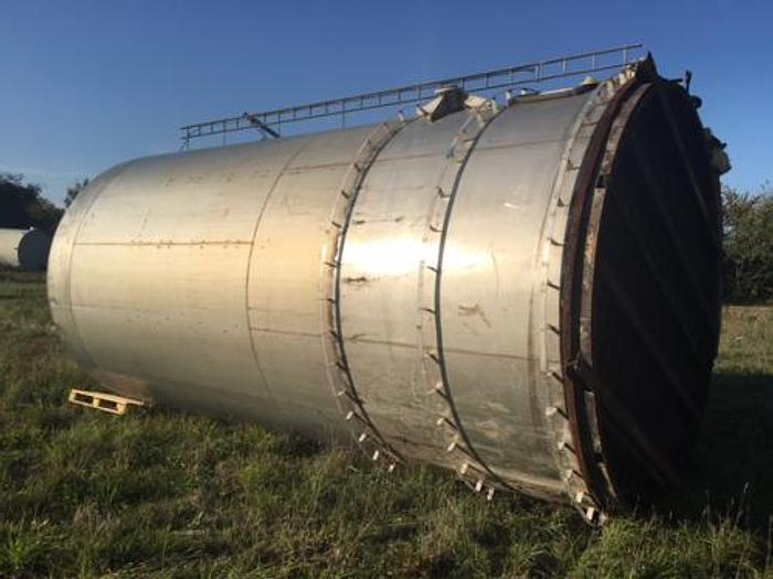 Used 60 m3 stainless steel upright tank