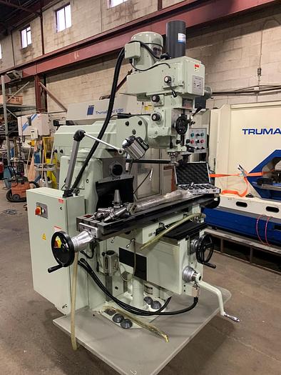 Used 10" X 51", FIRST, 2019, LC-20VHS, HEAVY DUTY VERTICAL/HORIZONTAL VARIABLE SPEED MILLING MACHINE