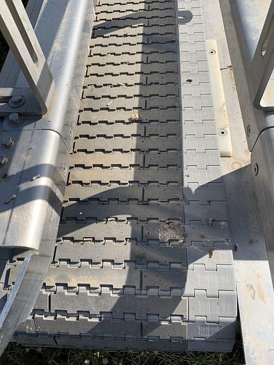 Used Conveyor, Belt, 12" x 33', S/st, Plastic Belt, Boxes #S744698