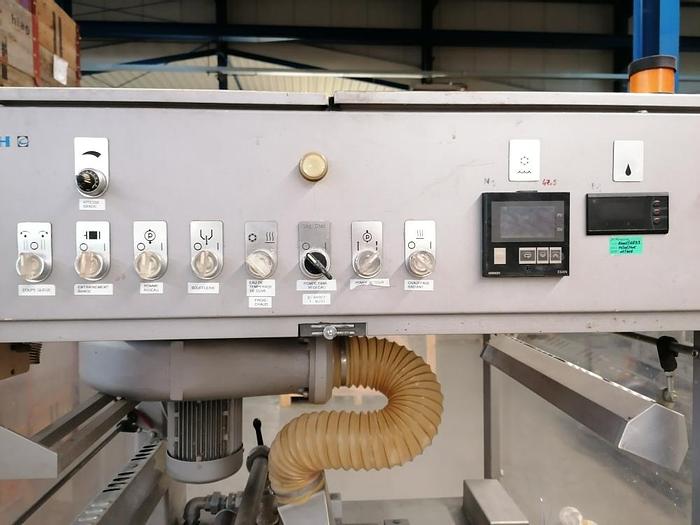 Used Enrobing machine CHOCOTEC Type S-40 with approx. 400 mm working width, 2004.
