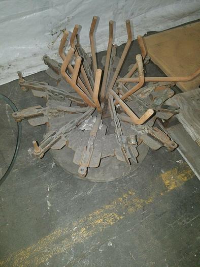 Used Rotary Multi Clamp Stay Down Fixture Assembly Holder