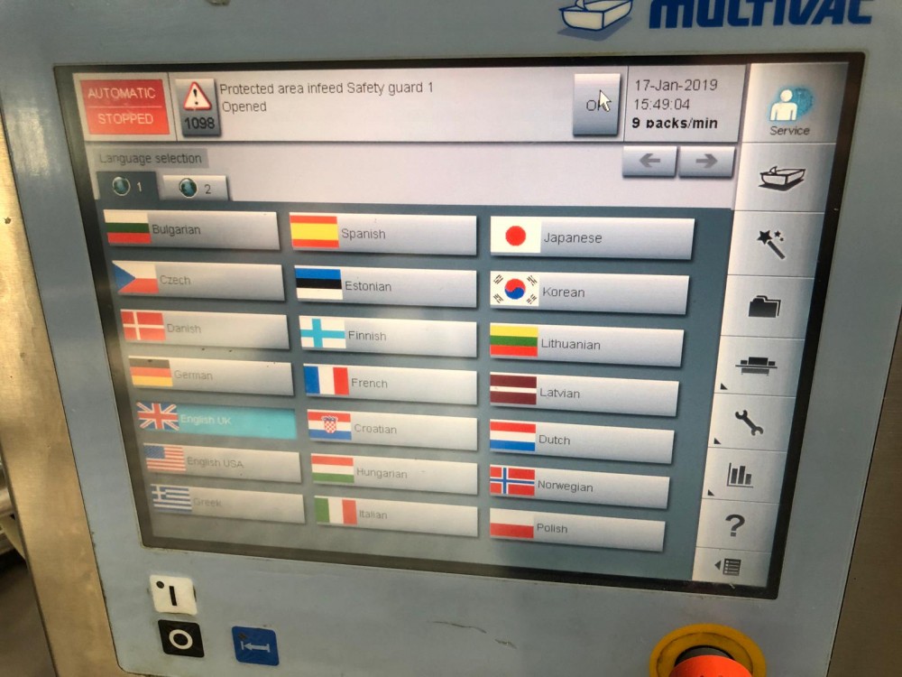 Used Multivac T700 traysealer