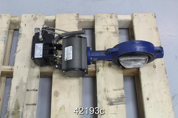 Used Fps 6" Butterfly Control Valve, Iron Body #42193
