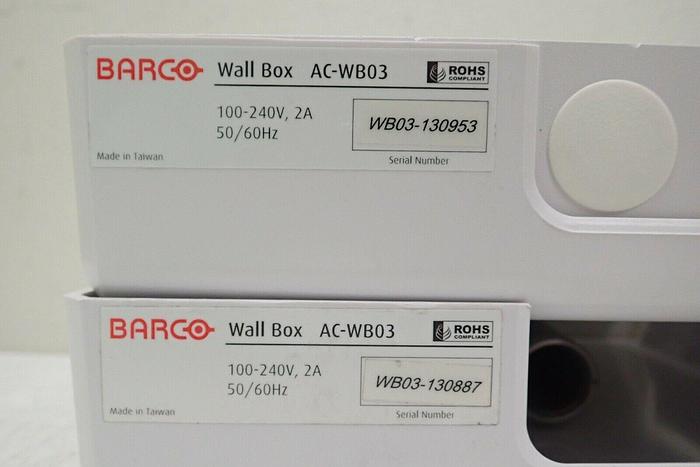 Used Barco AC-WB03 Wall Box