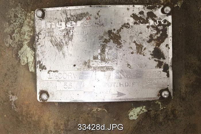 Used Ingersoll Rand 1 1/2 CORVL 1.5x1.5 Pump #33428