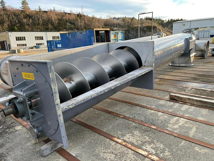 Used Double screw conveyor