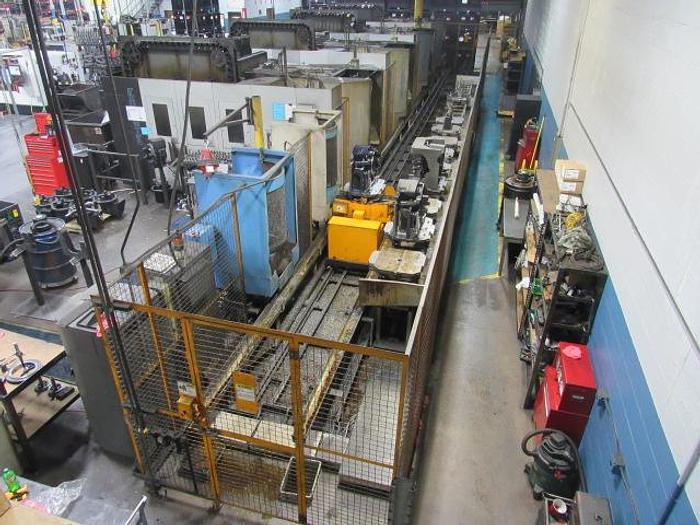 Used Toyoda FMS System with (4) FH-550R Horizontal Machining Centers