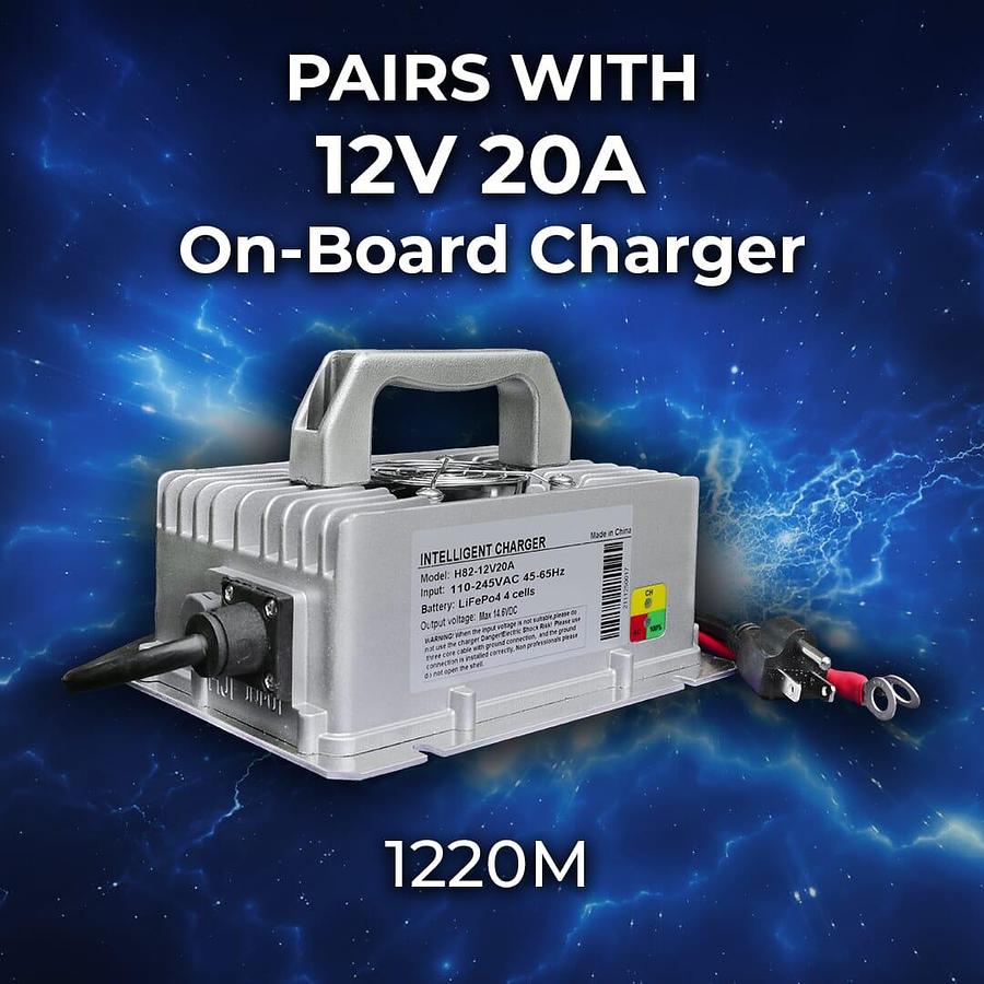 12V 100AH Sport Series Lithium Group Size 24 Bluetooth Battery (12100G24)