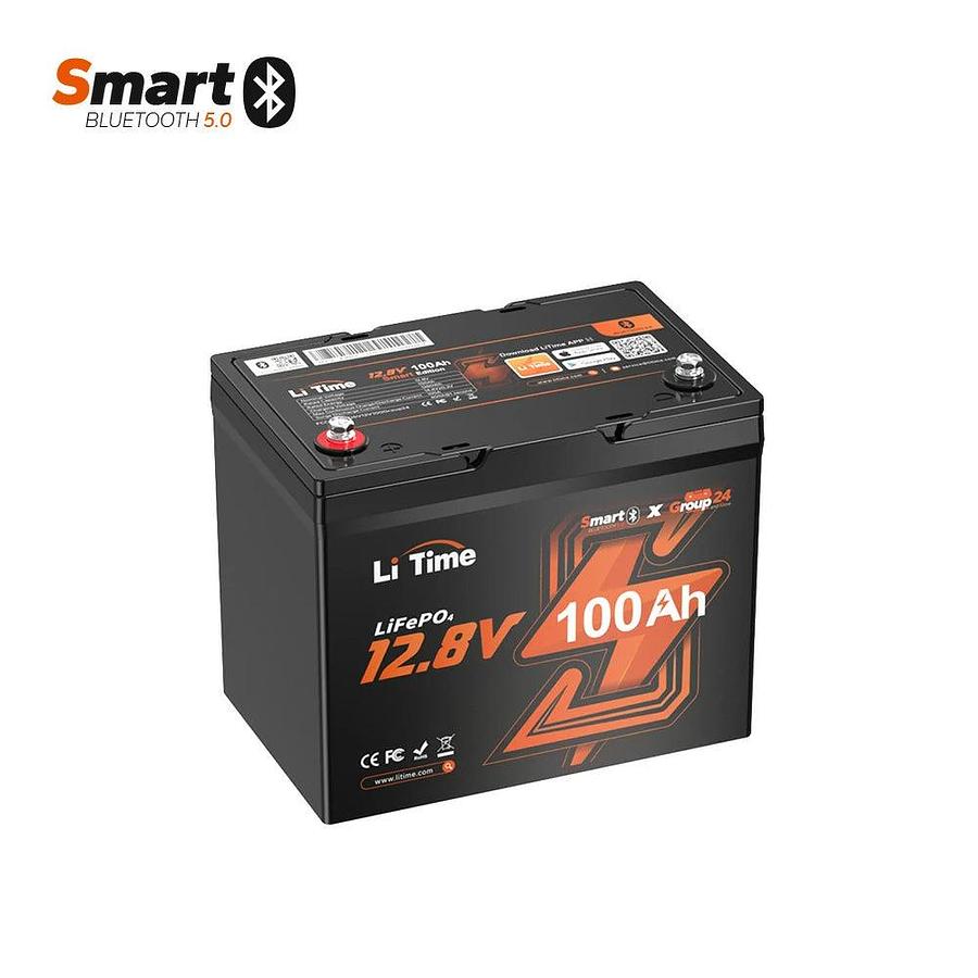 12V 100Ah Group 24 Smart