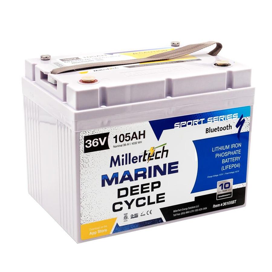 36V 105Ah (Sun Up – Sun Down) Sport Series Lithium Battery (Bluetooth) (Model#36105-BT)