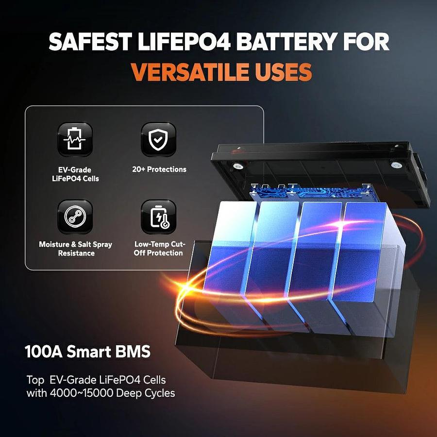 12V 100Ah TM Smart