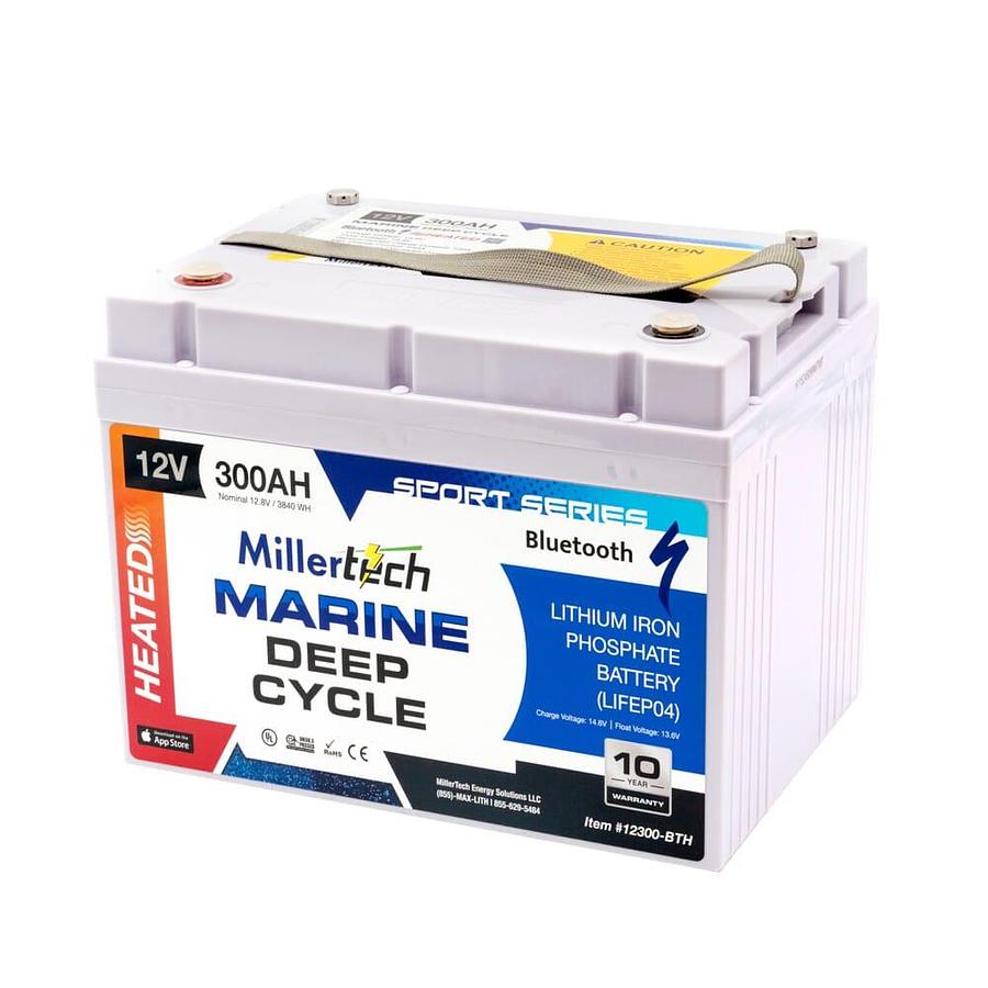 12V 300Ah Lithium Battery – Sports Series (Bluetooth W\Heater) (Model#12300-BTH)