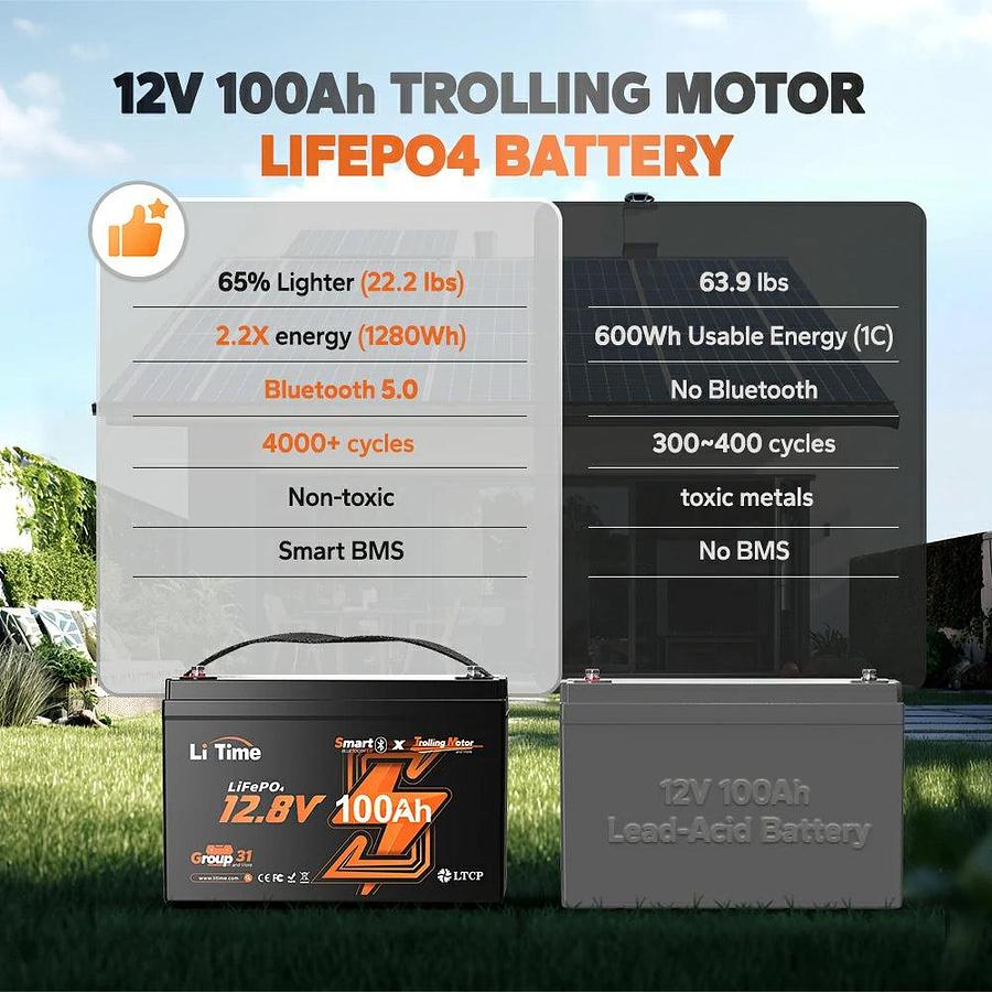 12V 100Ah TM Smart