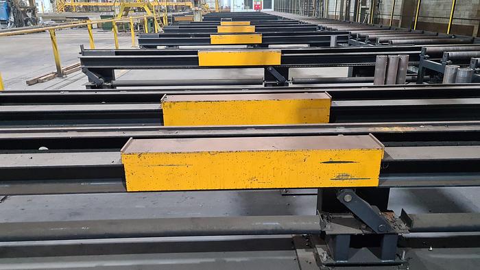 Used 2009 Ficep Heavy Duty Steel Beam Saw & Drill Line