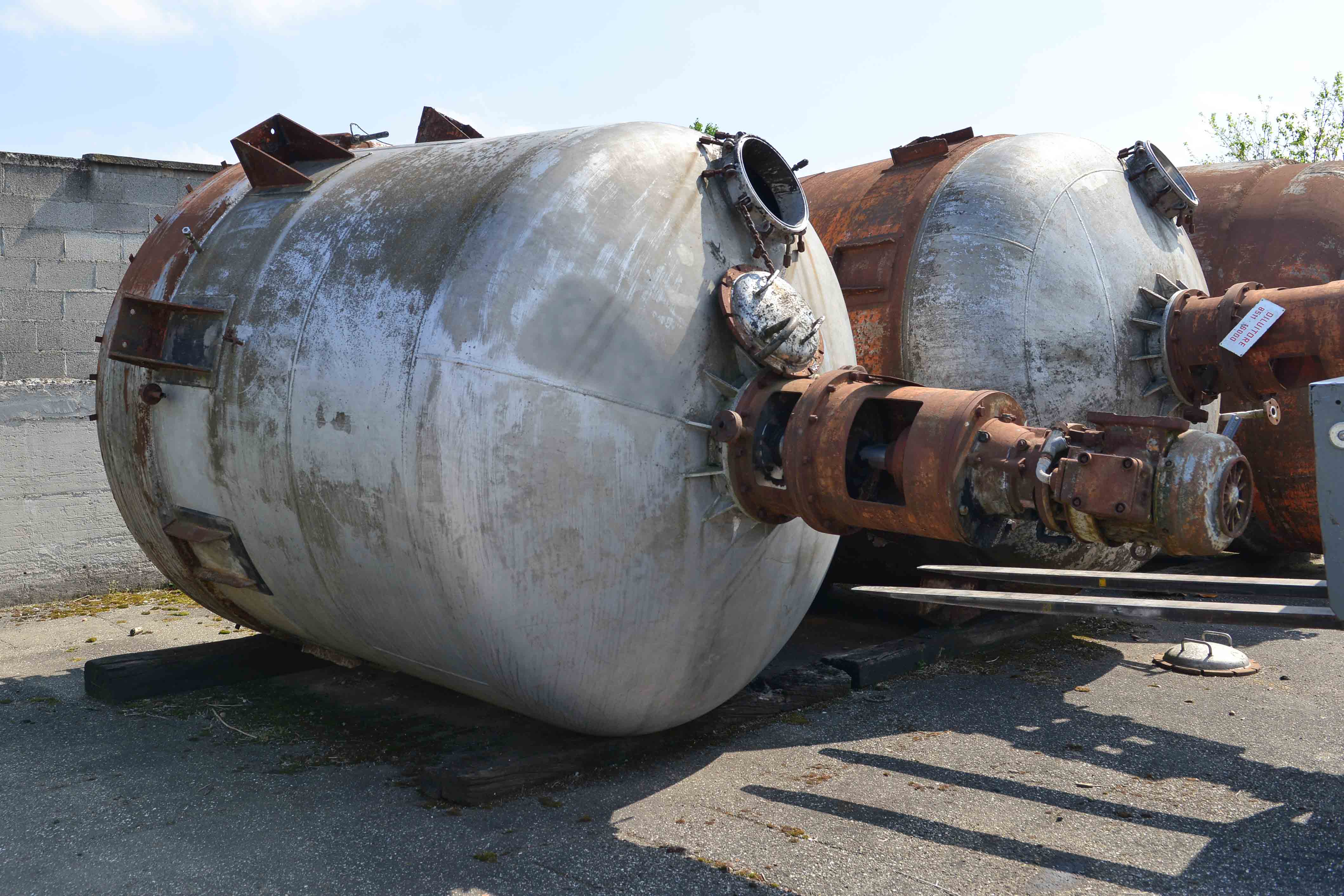Used Reattore F.B.M. da 15000 Litri