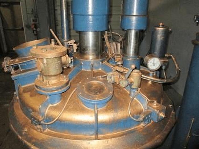 Used 250 GALLON MOLTENI DUAL SHAFT MIXER – C/S – VACUUM