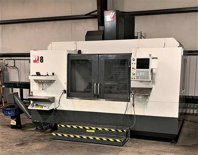 Used 2018 HAAS VF-8 CNC Vertical Machining Center *** Only 900 Cutting Hours***