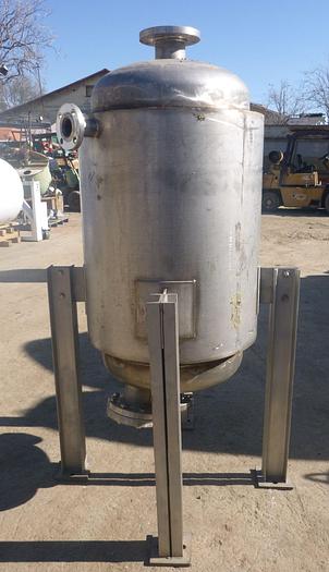 Used Tank, 75 Gallon, 304 S/st, Jkt, 125 PSI, Charcoal Filter, A #S744383