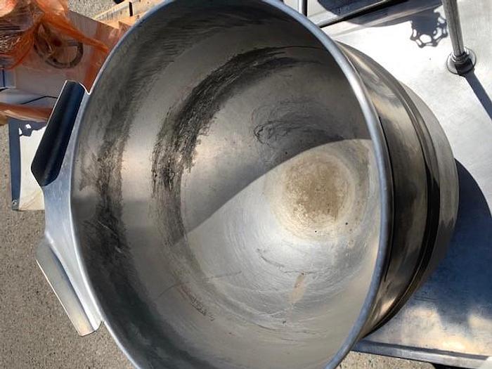 Used 40 gallon Groen Stainless Steel Jacketed Tilt Steam Kettle