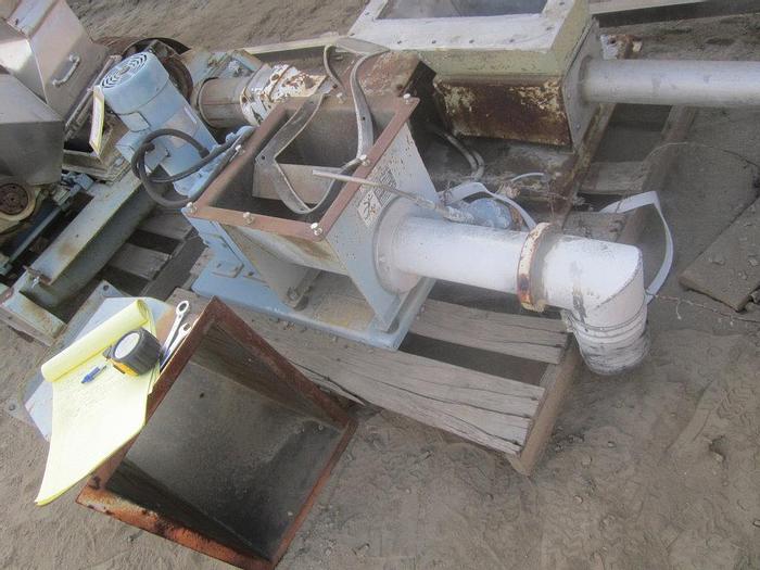 Used Feeder, Screw, 4-1/2" x 18", C/st, 3/4 HP, S/st, Vibra Screw #S739608