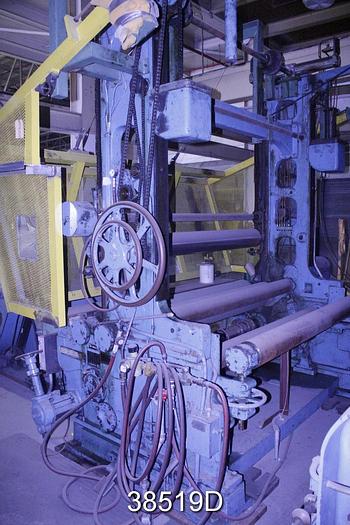 Used Langston 2-Drum Salvage Winder, 75" Drum Face, 6" Diameter #38519