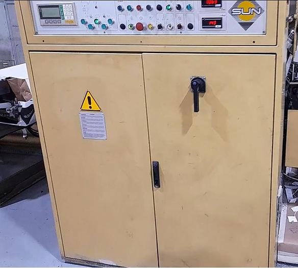 Used (visible in production) 2002 CURIONI SUN MASTER 540 - Paper bag making machine with twisted handles unit