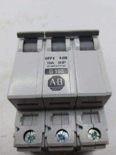 Used ALLEN BRADLEY CIRCUIT BREAKER 1492-CB3 G100