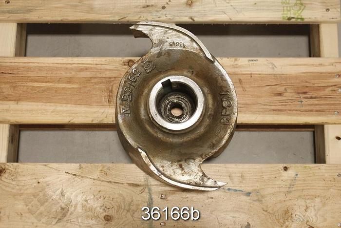 Used Goulds 3175 Pump Impeller, 13.25" 2-Vane, 8x10x14 #36166