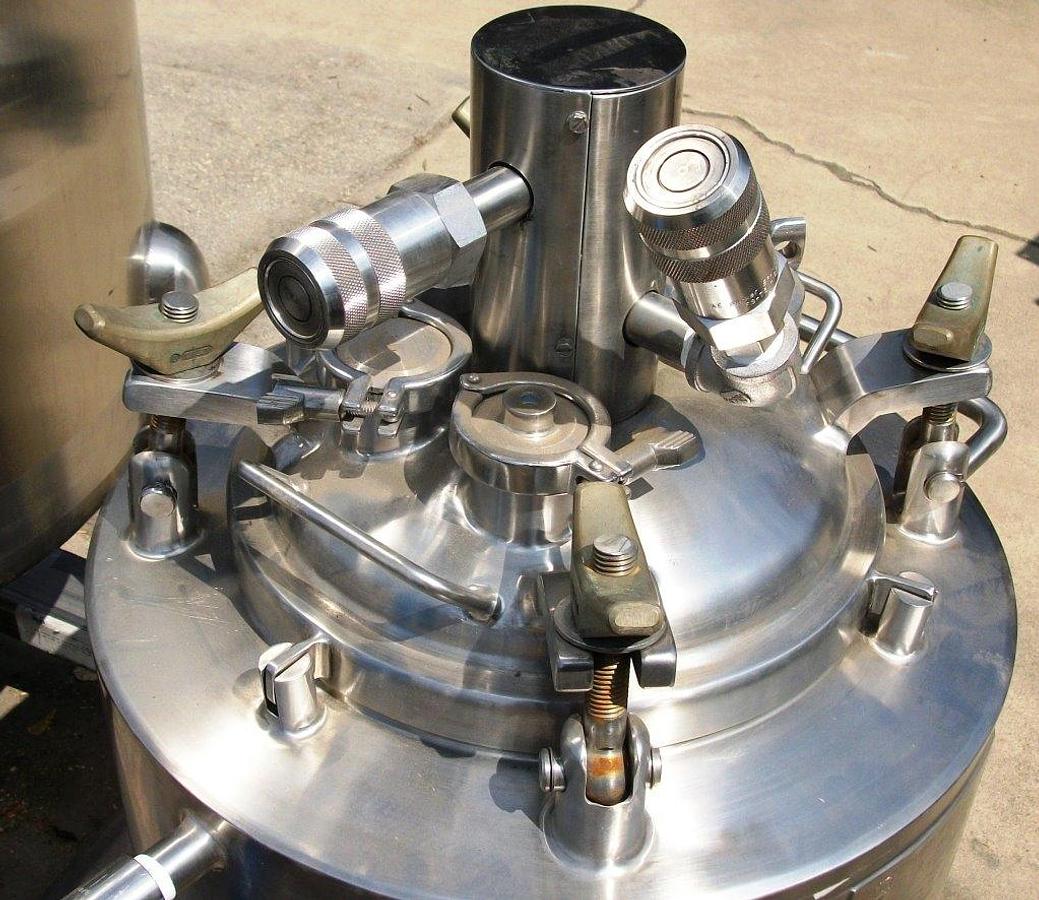 Used Reactor, 5 Gallon, 316 S/st, Jkt, 50 PSI, FV, 12" x 12", #L743998