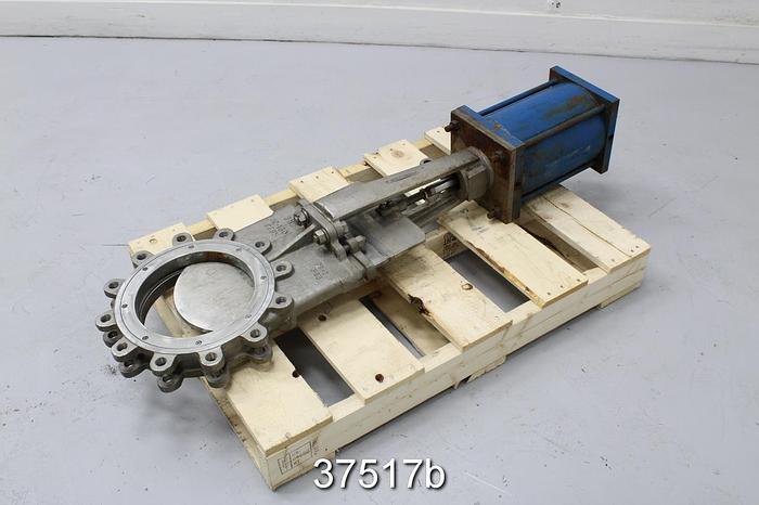 Used FNW 10" Air Operated Knife Gate Valve #37517