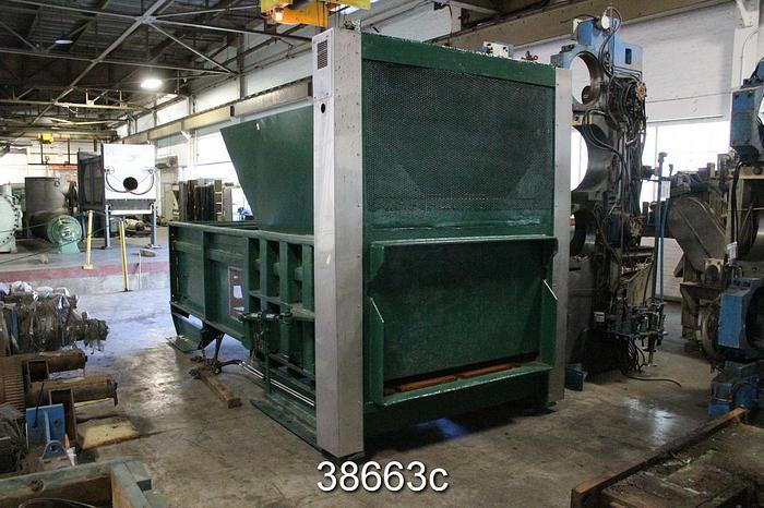 Used Marathon Ramjet Hydraulic Rejects Press, 70x80" Tapeed Inlet, 60x36" Discharge #38663