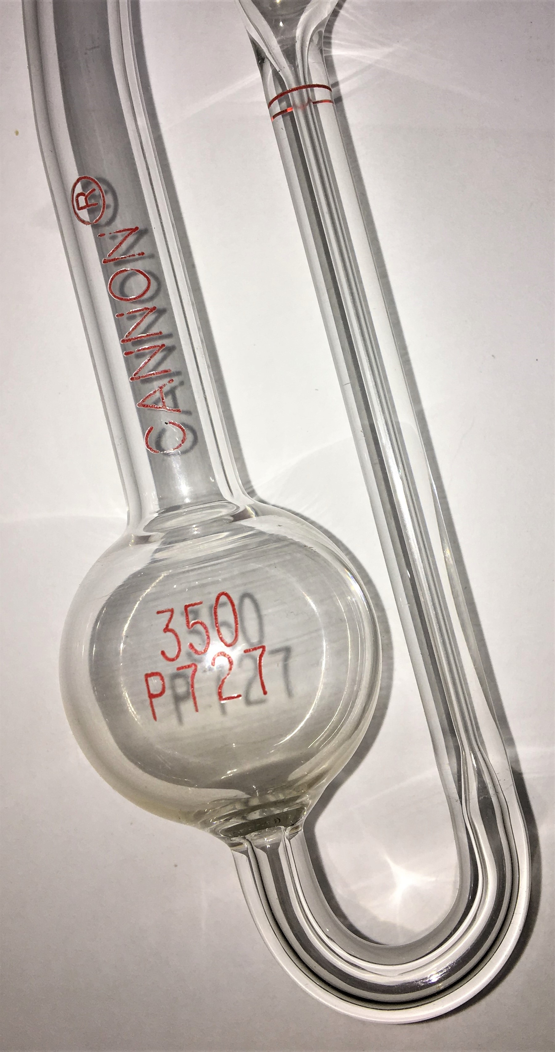 Used Cannon-Fenske CFRC-350 (9721-B71) Routine Viscometer Tube (No Certificate) - Size 350