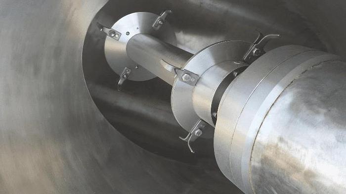 Used 5 CU. FT. P-K TWIN SHELL BLENDER – S/S – INTENSIFIER BAR – 140# (#8306)