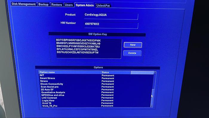 Gebraucht GE Vivid T8 Ultraschalgerät inkl. 1 Sonde
