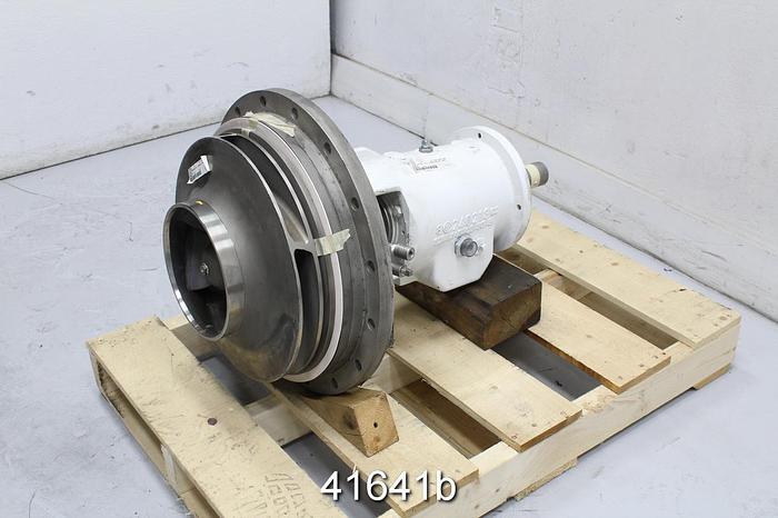 Used Sulzer GLP-15 Pump Power End, Titanium 5-Vane Impeller, 15 1/8" Impeller #41641