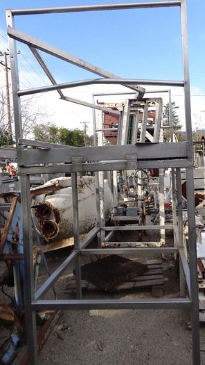 Used Mezzanine, 96" x 48" x 65", 6-Step, S/st, Platform #S742821