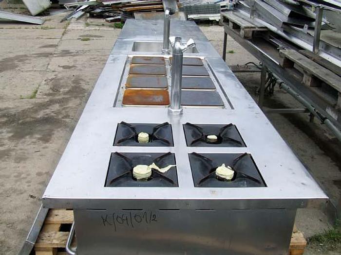 Gebraucht Kücheninsel - Edelstahlausführung