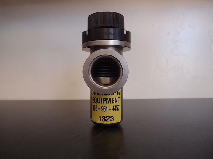 Used Nor-Cal ILVP 1502 NWB Pneumatic In-Line Poppet Valve NW-40 Flanges (1323)