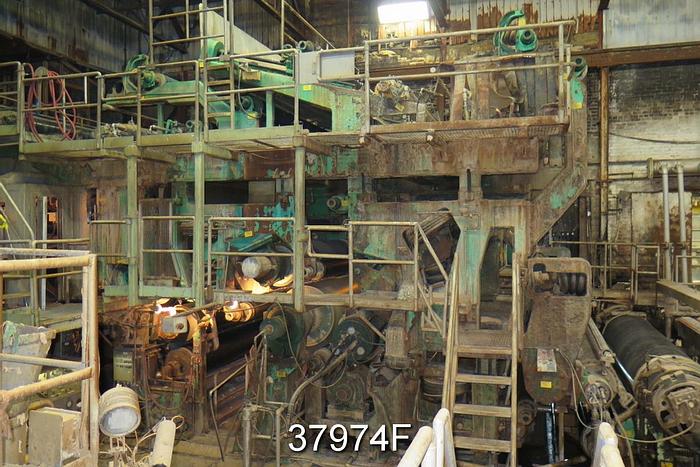 Used GL&V Paper Machine, 140.5" Wire Width, 120" Trim, 3000FPM, Jetmatic Fourdrinier #37974